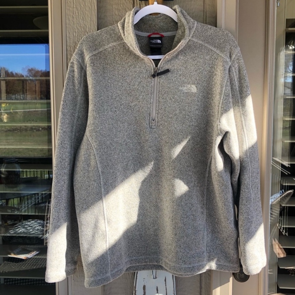 The North Face Gray Half-Zip Sweater